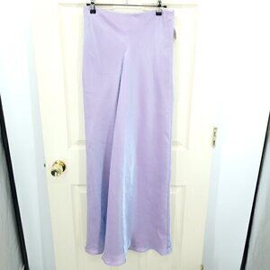 VTG Y2K Deadstock Masquerade Iridescent Maxi Skirt M Purple